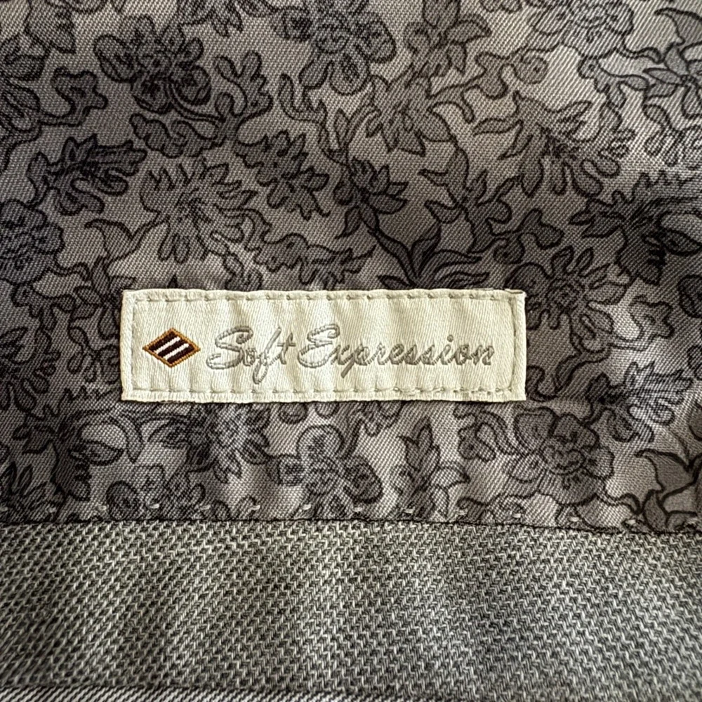 Joseph‎ Abboud Blazer Mens 52L Grey Glen Plaid Super 120s Wool Two Button Jacket